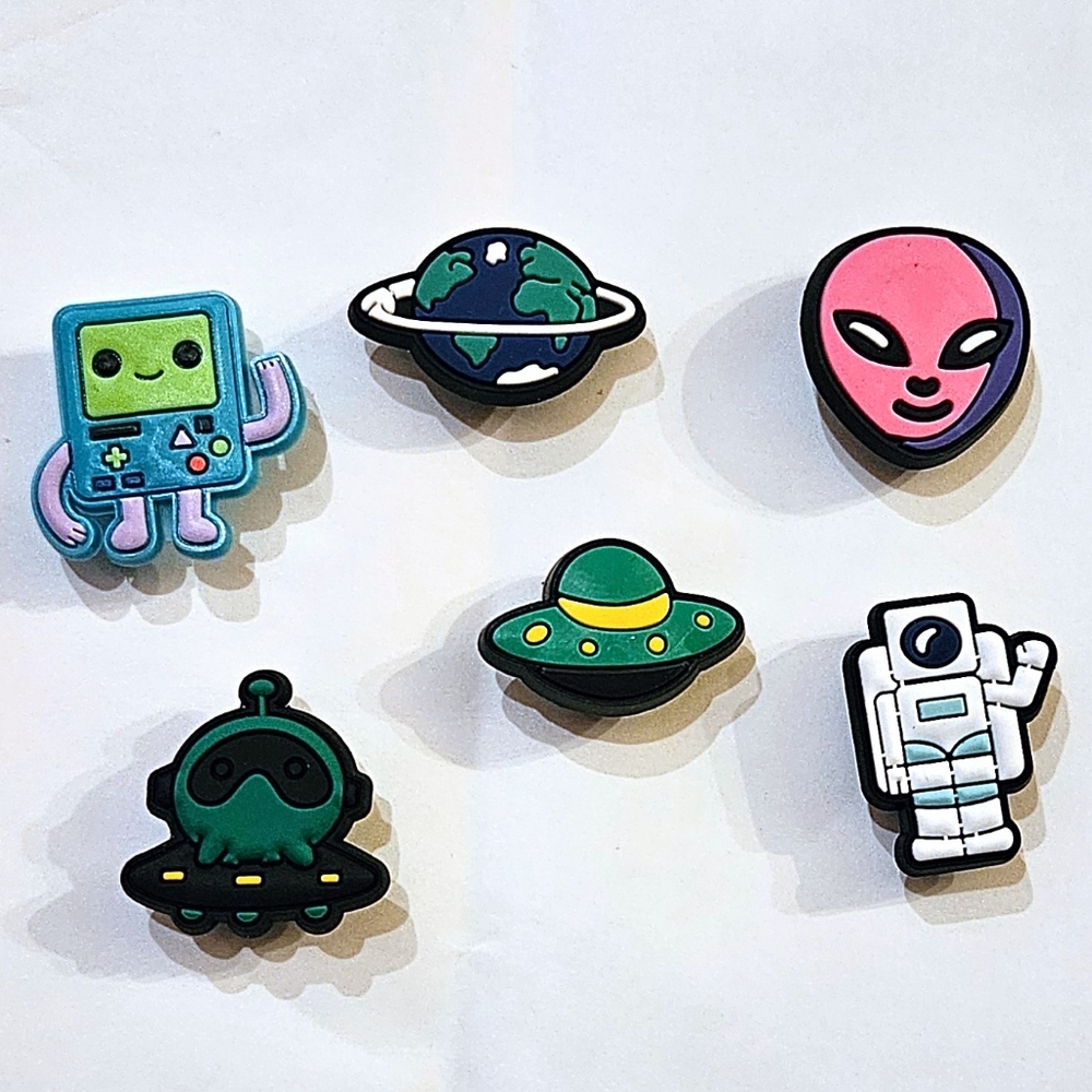 NEW Outerspace Charms Jibbitz Customize Crocs